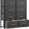 YITAHOME Fabric Chest of Drawers – 8-Drawer Tall Storage Dresser & Bedroom Organizer Cabinet